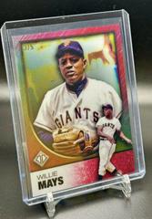 Willie Mays [Red Refractor] #51 Baseball Cards 2023 Topps Transcendent Prices