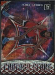 James Harden [Red Wave] Basketball Cards 2019 Panini Donruss Optic Fantasy Stars Prices