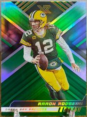 Aaron Rodgers [Green] #79 Football Cards 2022 Panini XR Prices