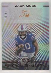 Zack Moss [Red] #RE26 Football Cards 2020 Panini Illusions Rookie Endorsements Autographs Prices