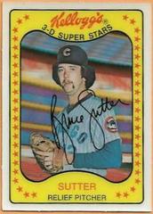 Bruce Sutter Baseball Cards 1981 Kellogg's Prices