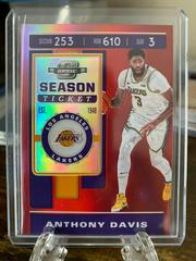 Anthony Davis [Red Wave] #63 Basketball Cards 2019 Panini Contenders Optic Prices