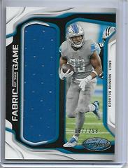Kerryon Johnson #FG-KJ Football Cards 2019 Panini Certified Fabric of the Game Prices