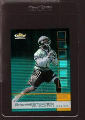 Brian Westbrook [Gold Refractor] #102 Football Cards 2002 Topps Finest Prices