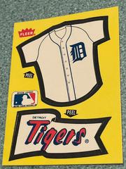 Tigers “Jersey, Pennant Sticker” Baseball Cards 1985 Fleer Stickers Prices
