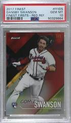 Dansby Swanson [Red Refractor] #FFI-DS Baseball Cards 2017 Topps Finest Firsts Prices