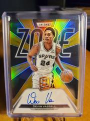 Devin Vassell [Gold] Basketball Cards 2021 Panini Spectra In The Zone Autographs Prices