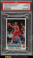Charles Barkley #127 Basketball Cards 1990 Panini Sticker Prices