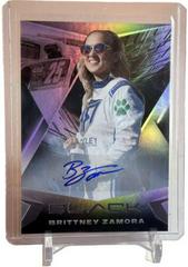 Brittney Zamora [Autograph] #1 Racing Cards 2022 Panini Chronicles Nascar Black Prices