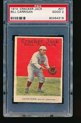 Bill Carrigan #27 Baseball Cards 1914 Cracker Jack Prices