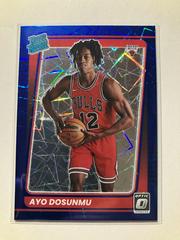 Ayo Dosunmu [Blue Velocity] Basketball Cards 2021 Panini Donruss Optic Prices