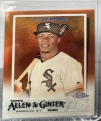 Tim Anderson [Orange] #103 Baseball Cards 2020 Topps Allen & Ginter Chrome Prices