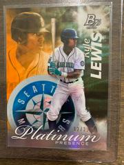 Kyle Lewis [Orange] #PP-KL Baseball Cards 2017 Bowman Platinum Presence Prices