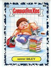 Rippin' Riley [Black] #92a Garbage Pail Kids Book Worms Prices