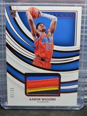 Aaron Wiggins [Patch Autograph Red] #131 Basketball Cards 2021 Panini Immaculate Collection Prices