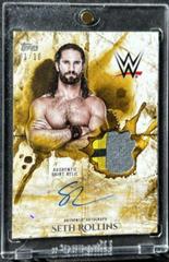 Seth Rollins [Gold] #UAR-SR Wrestling Cards 2018 Topps WWE Undisputed Autograph Relic Prices