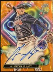Austin Riley [Orange Galactic] Baseball Cards 2023 Topps Cosmic Chrome Autographs Prices