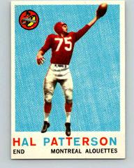 Hal Patterson #30 Football Cards 1959 Topps CFL Prices