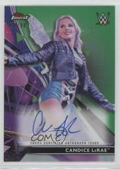 Candice LeRae [Green] Wrestling Cards 2021 Topps Finest WWE Roster Autographs Prices