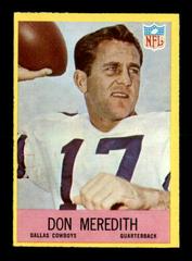 Don Meredith #57 Football Cards 1967 Philadelphia Prices