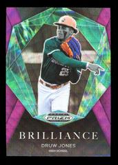 Druw Jones [Purple Wave] #BR-DJ Baseball Cards 2022 Panini Prizm Draft Picks Brilliance Prices