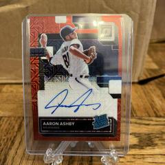 Aaron Ashby [Red Mojo] #RRS-AA Baseball Cards 2022 Panini Donruss Optic Rated Rookie Signatures Prices
