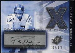 Philip Rivers [Signed Jersey] Football Cards 2004 Spx Prices