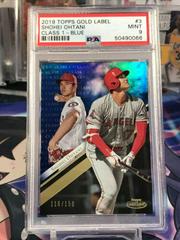 Shohei Ohtani [Class 2 Blue] Baseball Cards 2019 Topps Gold Label Prices