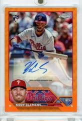 Kody Clemens [Orange Wave] #AC-KC Baseball Cards 2023 Topps Chrome Update Autographs Prices