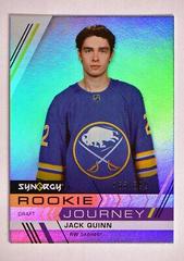 Jack Quinn Hockey Cards 2022 Upper Deck Synergy Rookie Journey Draft Prices