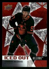 Connor McDavid Hockey Cards 2021 Upper Deck Allure Iced Out Prices