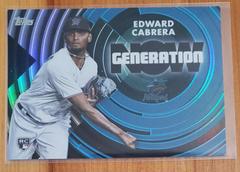 Edward Cabrera [Black] #GN-80 Baseball Cards 2022 Topps Update Generation Now Prices