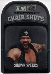 Shawn Spears Wrestling Cards 2021 Upper Deck AEW Spectrum Chair Shots Metal Prices