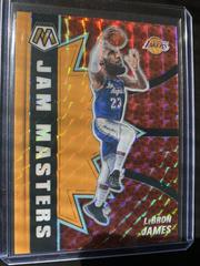LeBron James [Orange Fluorescent] Basketball Cards 2020 Panini Mosaic Jam Masters Prices