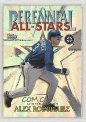 Alex Rodriguez [Limited Edition] #PA9 Baseball Cards 2000 Topps PerenniAL All Stars Prices