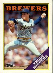 Teddy Higuera [Not Autographed] Baseball Cards 1988 Topps Prices