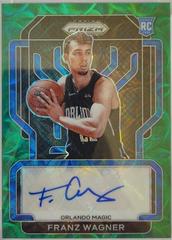 Franz Wagner [Choice Green Prizm] Basketball Cards 2021 Panini Prizm Rookie Signatures Prices