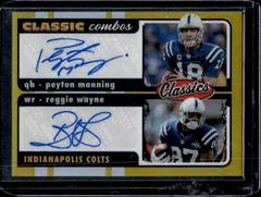 Peyton Manning, Reggie Wayne [Signature Gold] Football Cards 2022 Panini Classics Combos Prices