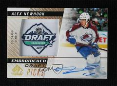 Alex Newhook [Autograph] Hockey Cards 2021 SP Game Used Embroidered in History Prices