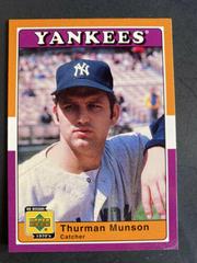 Thurman Munson #39 Baseball Cards 2001 Upper Deck Decade 1970's Prices