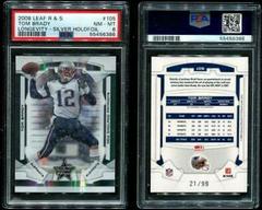 Tom Brady [Longevity Silver Holofoil] #105 Football Cards 2008 Leaf Rookies & Stars Prices
