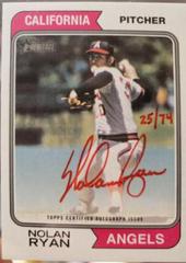 Nolan Ryan [Special Edition Red Ink] #74RO-NR Baseball Cards 2023 Topps Heritage Real One Autographs Prices