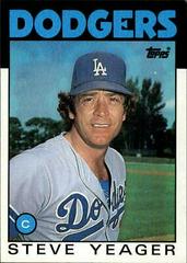Steve Yeager #32 Baseball Cards 1986 Topps Prices