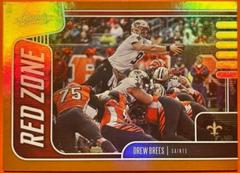 Drew Brees [Spectrum Orange] #20 Football Cards 2019 Panini Absolute Red Zone Prices