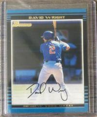 David Wright [Gold] #381 Baseball Cards 2002 Bowman Prices