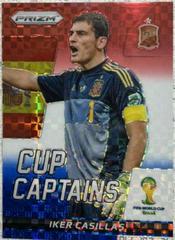Iker Casillas [Red White Blue Power Plaid] Soccer Cards 2014 Panini Prizm World Cup Captains Prices