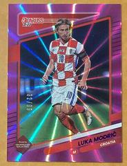 Luka Modric [Purple Laser] #37 Soccer Cards 2021 Panini Donruss Road to Qatar Prices