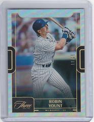 Robin Yount [Holo Gold] #MO5 Baseball Cards 2023 Panini Three and Two Moments Prices