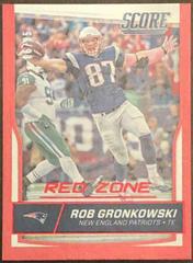 Rob Gronkowski [Red Zone] #192 Football Cards 2016 Panini Score Prices