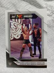 Carmelo Hayes #30 Wrestling Cards 2022 Panini NXT WWE 2021 Highlights Prices